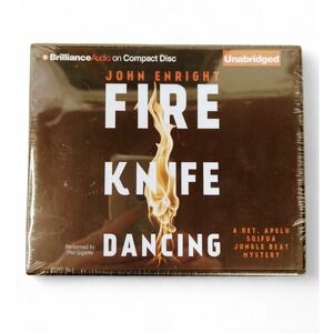 Fire‎ Knife Dancing Audiobook CD John Enright Unabridged Jungle Beat Mystery NEW